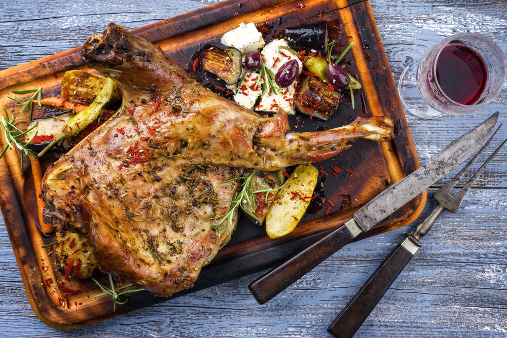Épaule d’agneau aux épices douces, miel et gingembre