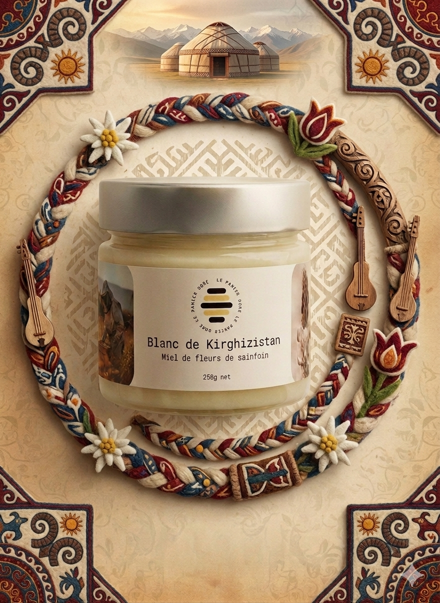 Miel Blanc du Kirghizistan